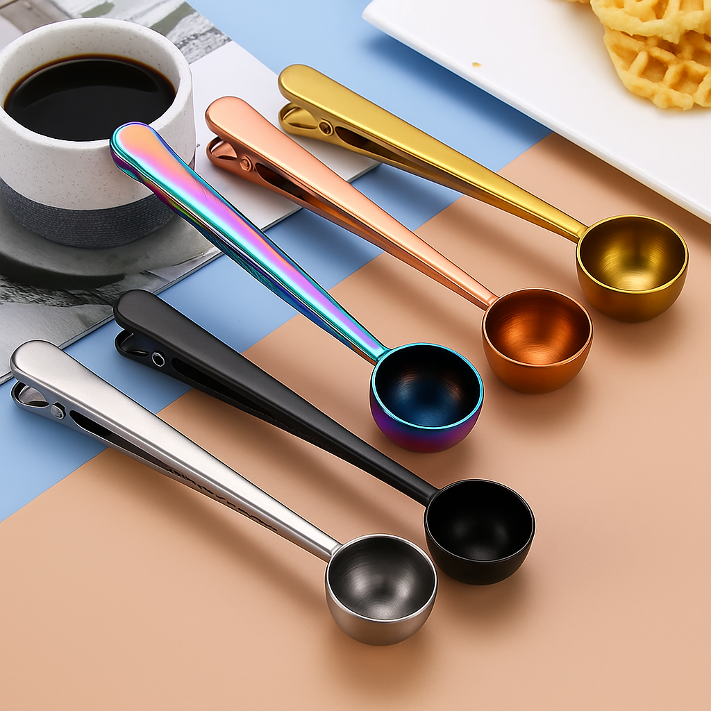 Coffee Measuring Spoon with Clip